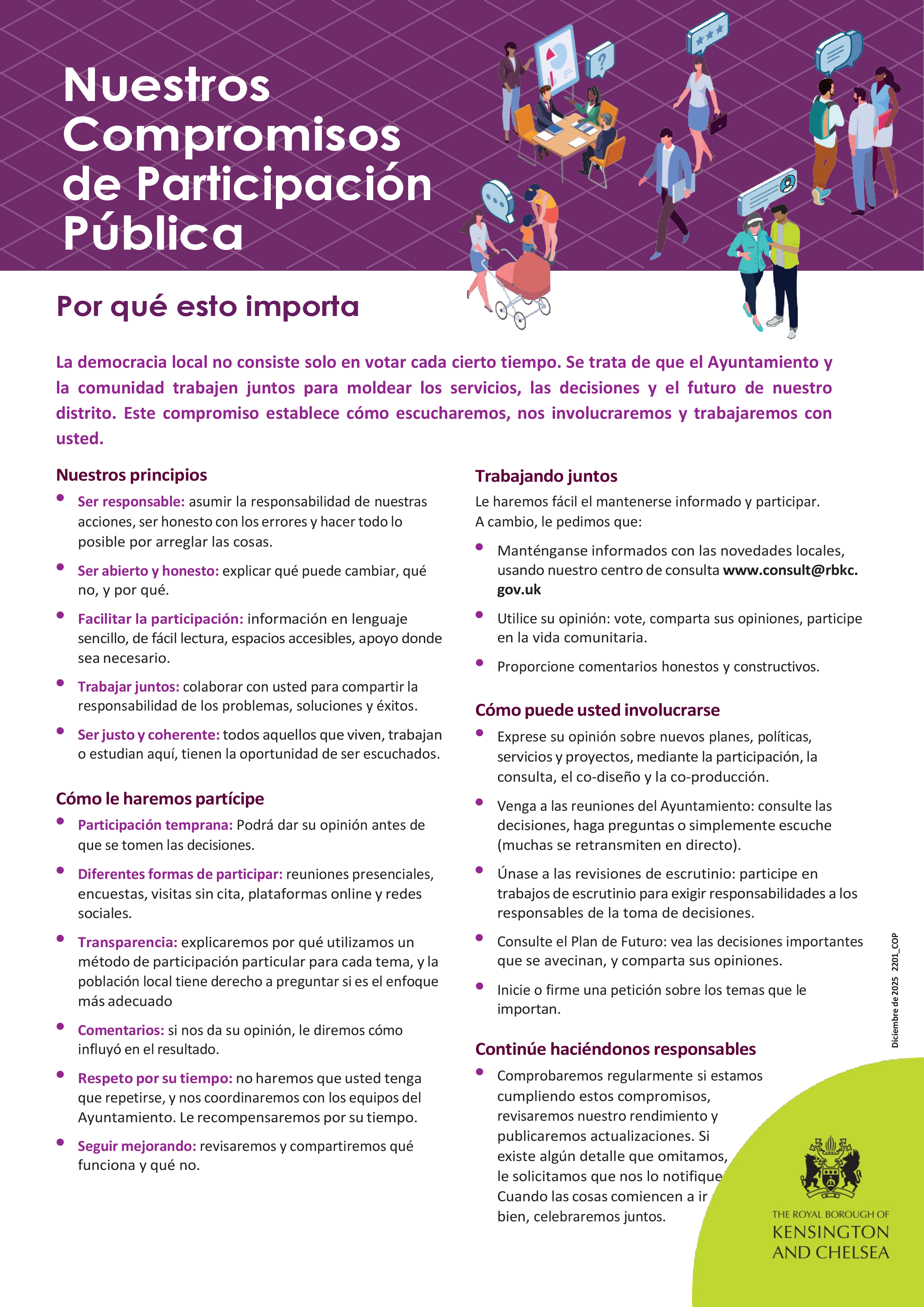Public Participation Commitments - Spanish